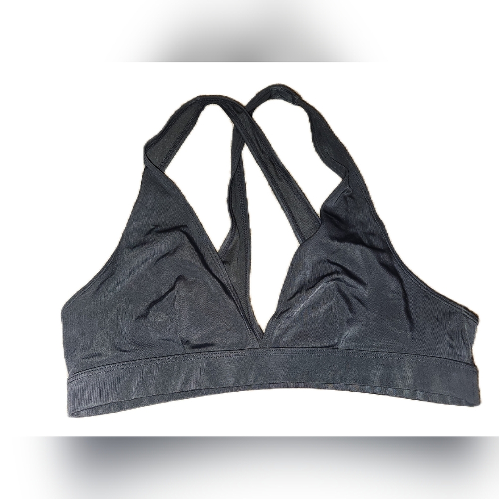 💓 3/$15 Monki Size Large Black Racerback Sports Bra